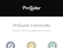 Tablet Screenshot of proguitar.com
